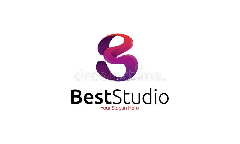Best Studio Logo royalty free illustration