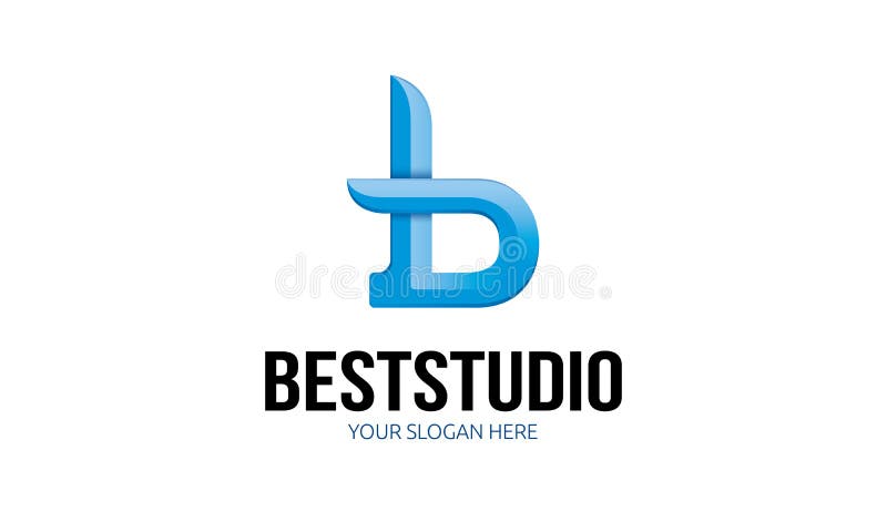 Best Studio Logo Template royalty free illustration