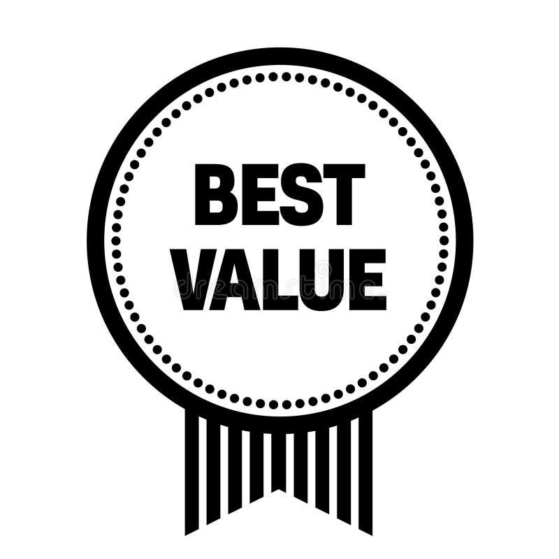 Best value stamp on white stock vector. Illustration of commerce 133904201