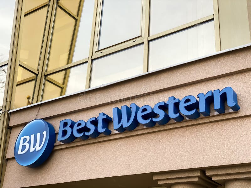 Best Western Logo at Hotel Building Editorial Image - Image of group