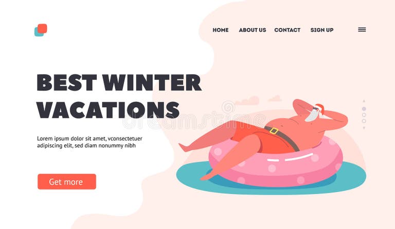 Pool Float Santa Stock Illustrations â 33 Pool Float Santa Stock 