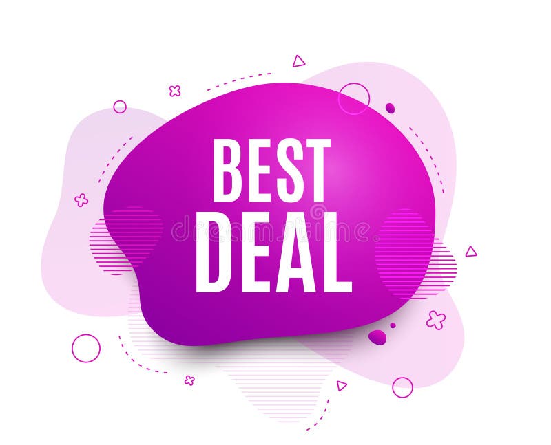 Beste Overeenkomst Het teken van de speciale aanbiedingverkoop Vector stock illustratie Beste Overeenkomst Het teken van de speciale aanbiedingverkoop Vector stock illustratie