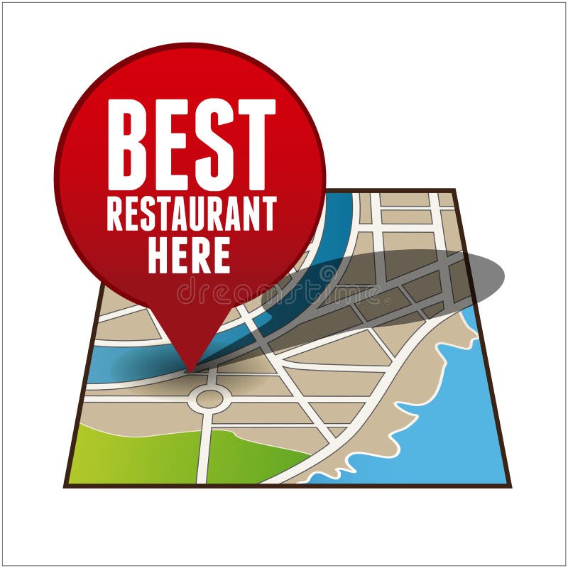 Beste Restaurantvinder royalty-vrije illustratie Beste Restaurantvinder royalty-vrije illustratie