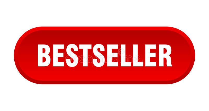 Bestseller-knop stock illustratie