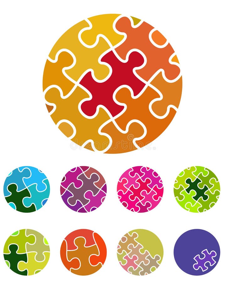 Beståndsdel för logo för designvektorfigursåg rund royaltyfri illustrationer Beståndsdel för logo för designvektorfigursåg rund royaltyfri illustrationer