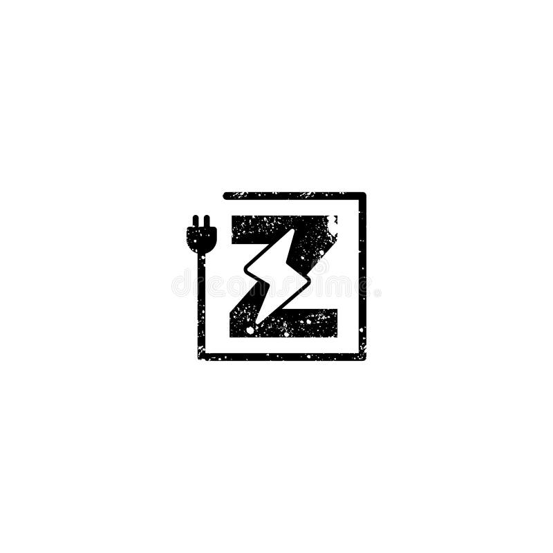 beståndsdelen för symbolen för vektorn för det pråliga symbolet för logoinitial z isolerade den elektriska stock illustrationer beståndsdelen för symbolen för vektorn för det pråliga symbolet för logoinitial z isolerade den elektriska stock illustrationer
