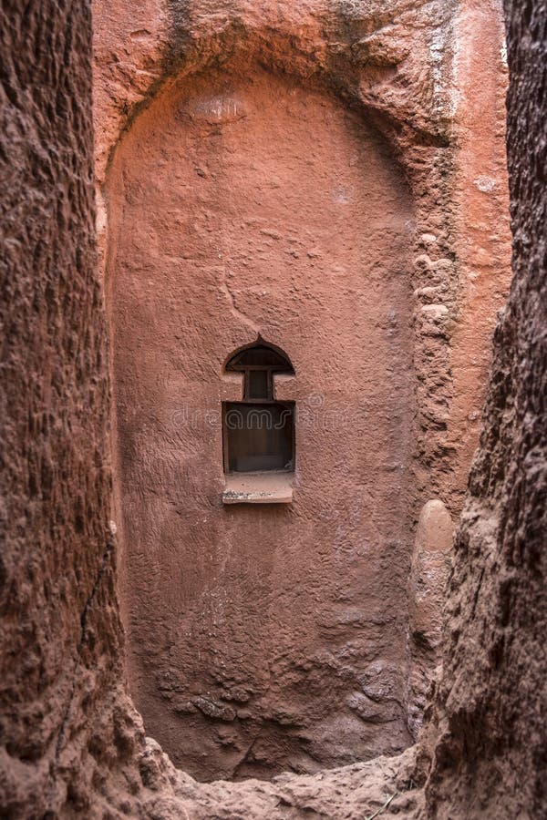 Bet Gabriel-Rufael in Lalibela, Ethiopia. stock images Bet Gabriel-Rufael in Lalibela, Ethiopia. stock images