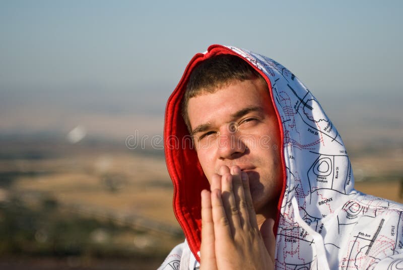 Betender Mann lizenzfreie stockbilder Betender Mann lizenzfreie stockbilder