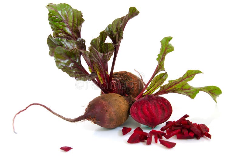 Beterraba com folha foto de stock