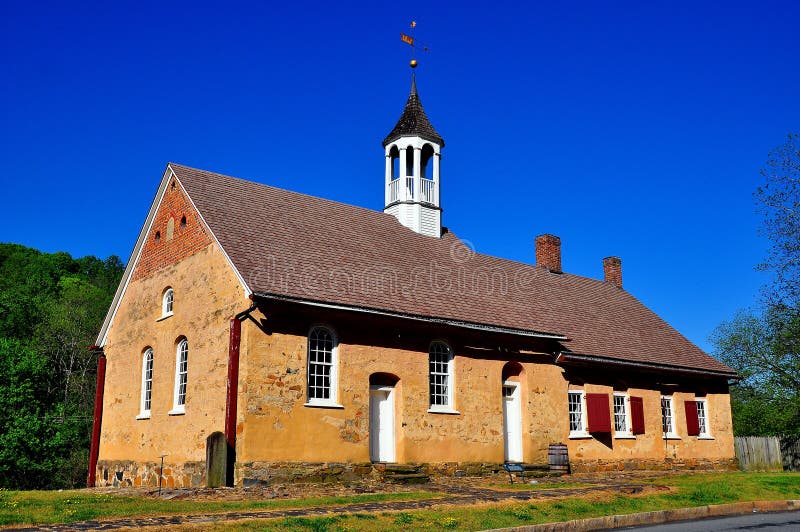 Bethabara, NC: 1788 Gemeinhaus Moravian Church royalty free stock photo Bethabara, NC: 1788 Gemeinhaus Moravian Church royalty free stock photo