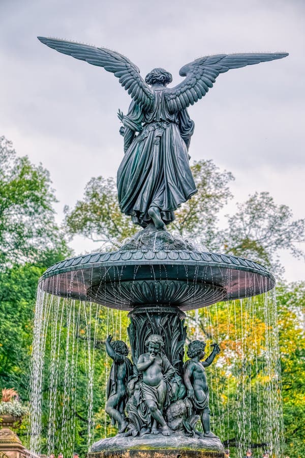 Bethesda Angel Fountain America New York Central Park OAB-BF1