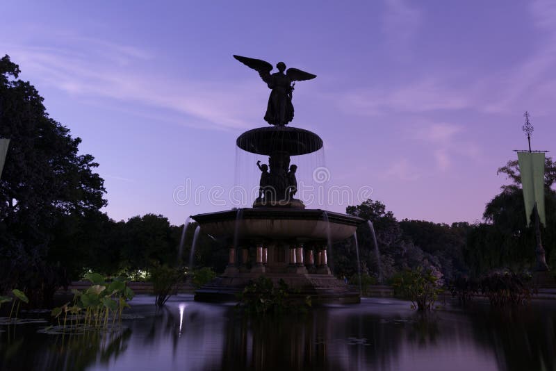 Bethesda Terrace and Fountain Stock Image - Image of view, bethesda:  91208491