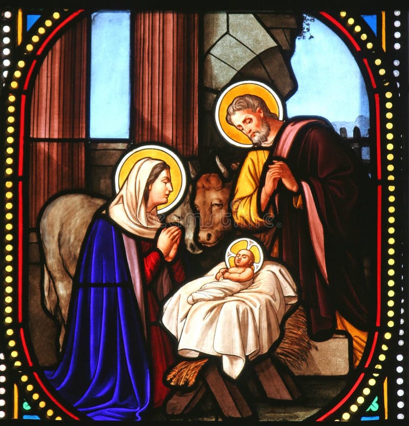 bethlehem Catherine kościelny szklany narodzenia jezusa sceny st plamiący zdjęcia royalty free bethlehem Catherine kościelny szklany narodzenia jezusa sceny st plamiący zdjęcia royalty free