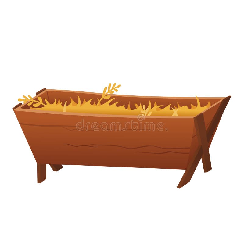 Christmas Crib, Holy Family, Christmas Nativity Scene with Baby Jesus