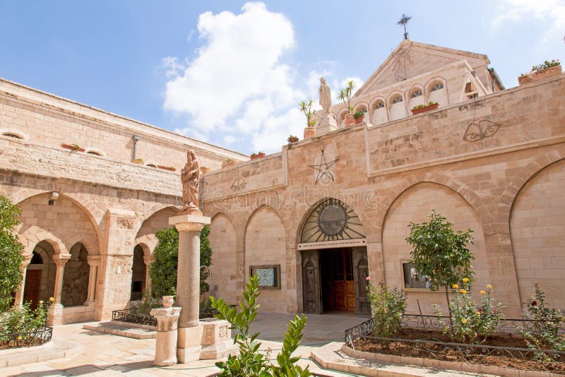 Bethlehem kyrklig nativitypalestin royaltyfri fotografi