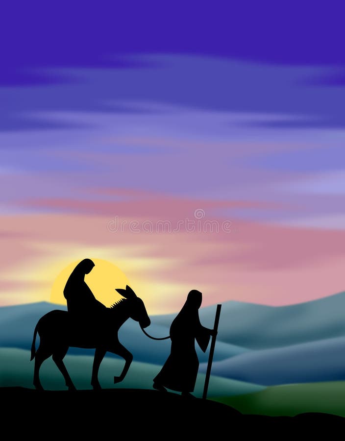 bethlehem resa till royaltyfri illustrationer bethlehem resa till royaltyfri illustrationer