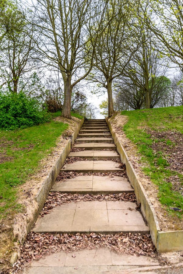 Betonowego progu footpath w Northampton England uk i obraz royalty free Betonowego progu footpath w Northampton England uk i obraz royalty free
