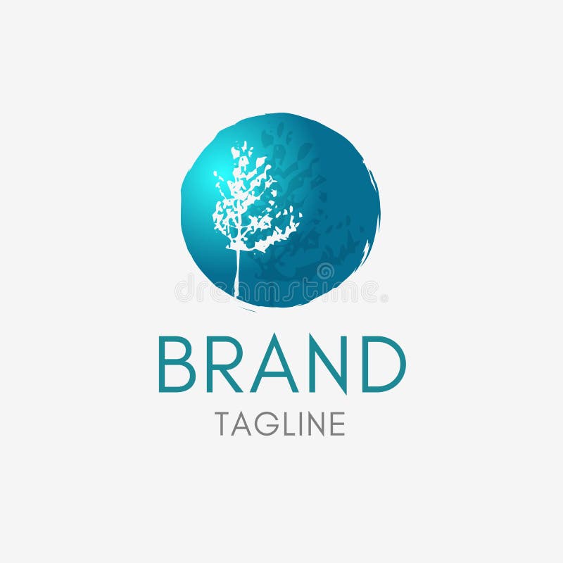 Betriebsbaumlogo stock abbildung Betriebsbaumlogo stock abbildung
