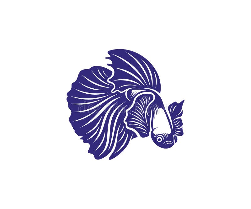 Download Betta Fish Vector Illustration, Fighting Fish Logo Design ...