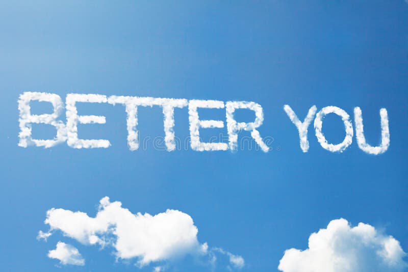 Better you a cloud word on sky with cloud below. Regenerate stock images, royalty-free photos and pictures