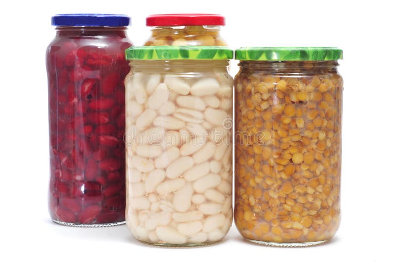Bevarade legumes royaltyfri fotografi Bevarade legumes royaltyfri fotografi