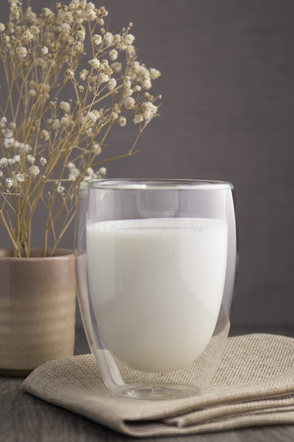 Beverage Milk , Favorite Menu Fresh Milk Drink Stock Image Image of