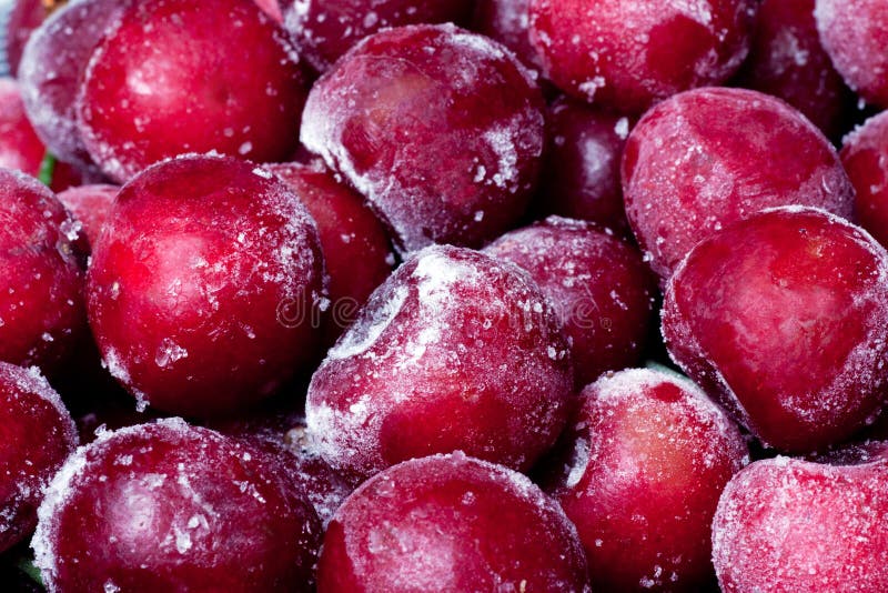 Bevroren zoet fruit stock foto. Image of bevroren, nave 52029376