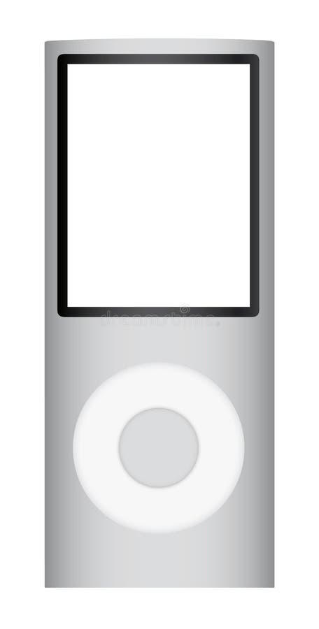Tragbarer MP3-Musikplayer vektor abbildung