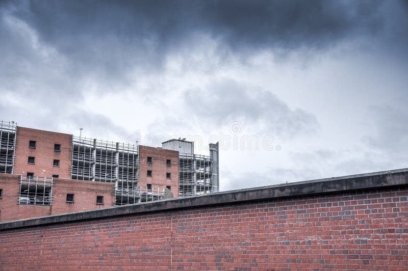 Bewolkte hemel stock afbeelding