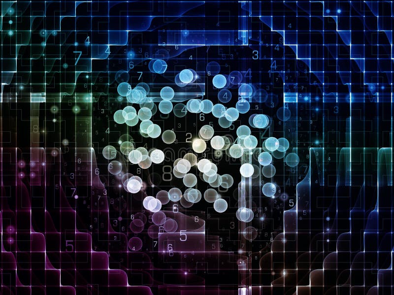 Beyond Digital Grid stock photo. Image of digit, network - 73792372