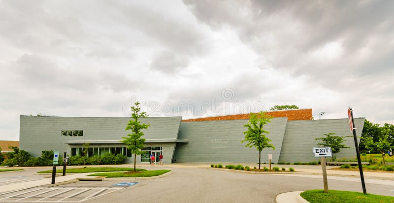Bezoekercentrum - Fort McHenry - Baltimore, M.D. royalty-vrije stock foto Bezoekercentrum - Fort McHenry - Baltimore, M.D. royalty-vrije stock foto