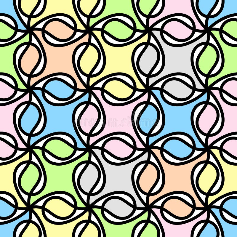 Bezszwowego Abstrakcjonistycznego tła pastelowi kolory ilustracja wektor Bezszwowego Abstrakcjonistycznego tła pastelowi kolory ilustracja wektor