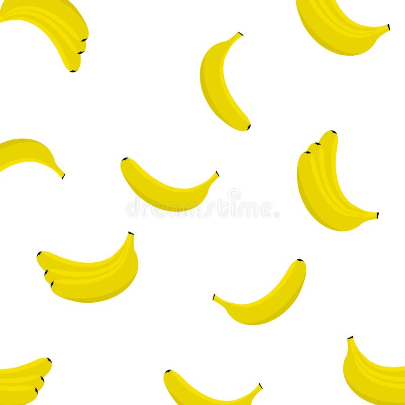 Bezszwowi deseniowi tło koloru żółtego banany Banana tło banana kolor żółty odosobniony biały ilustracji Bezszwowi deseniowi tło koloru żółtego banany Banana tło banana kolor żółty odosobniony biały ilustracji