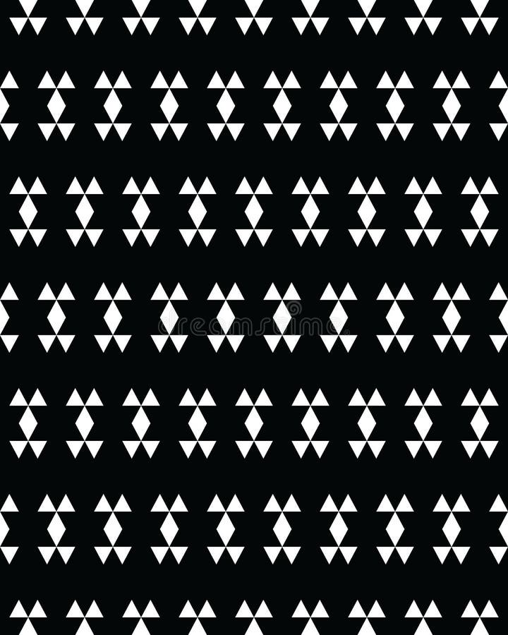 Bezszwowi monochromatyczni wzory ilustracji
