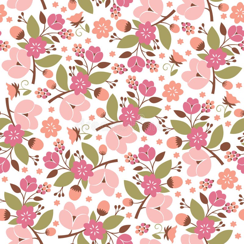 Seamless floral pattern, beaity background. Seamless floral pattern, beaity background