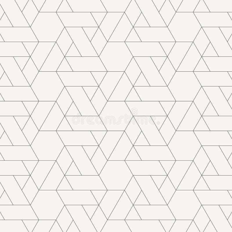 Bezszwowy liniowy wz?r z skrzy?owaniem cienkich poli- linii, wieloboki abstrakcjonistyczna geometryczna tekstura Elegancki tło w ilustracja wektor Bezszwowy liniowy wz?r z skrzy?owaniem cienkich poli- linii, wieloboki abstrakcjonistyczna geometryczna tekstura Elegancki tło w ilustracja wektor