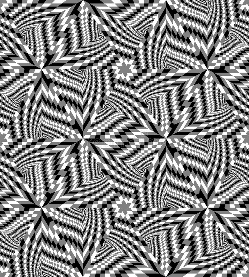 Seamless Monochrome Geometrical Pattern create the illusion of depth and volume.Polygonal Abstract Background. Suitable for textile, fabric, packaging and web design. Vector Illustration. Seamless Monochrome Geometrical Pattern create the illusion of depth and volume.Polygonal Abstract Background. Suitable for textile, fabric, packaging and web design. Vector Illustration.