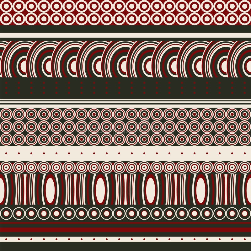 Bezszwowy tło z kontrastować koncentrycznych okręgi i stylów owale royalty ilustracja Bezszwowy tło z kontrastować koncentrycznych okręgi i stylów owale royalty ilustracja