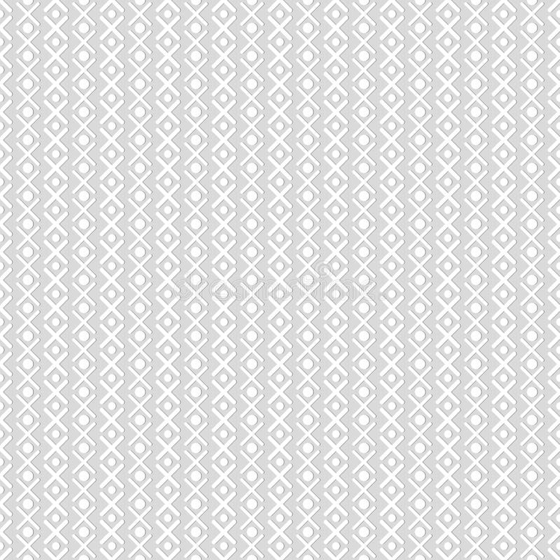 Bezszwowy wzór krzyż i kropki geometryczna tapeta ilustracja wektor Bezszwowy wzór krzyż i kropki geometryczna tapeta ilustracja wektor
