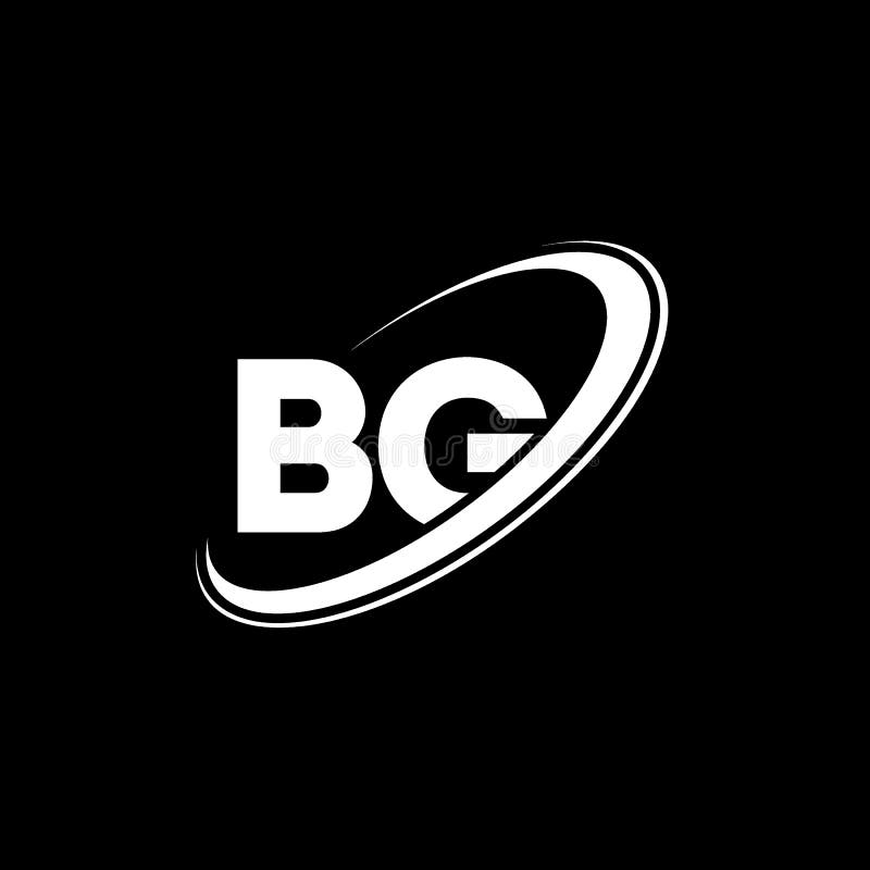 BG B G Letter Logo Design. Initial Letter BG Linked Circle Uppercase ...