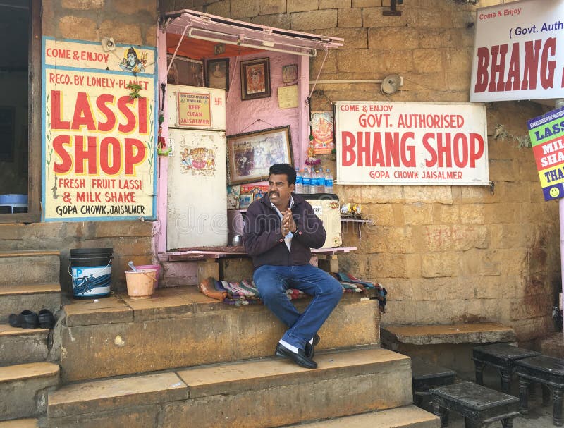 Bhang Lassi Shop, Jaisalmer, India