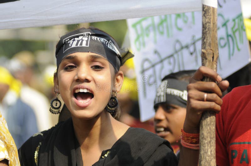 BHOPAL- DECEMBER 3 : Younger generations participate in a rally to mark the 26th year of the Bhopal Gas Disaster in Bhopal - India on December 3, 2010. BHOPAL- DECEMBER 3 : Younger generations participate in a rally to mark the 26th year of the Bhopal Gas Disaster in Bhopal - India on December 3, 2010.