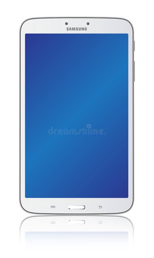 Bianco 8,0 della linguetta 3 della galassia di Samsung