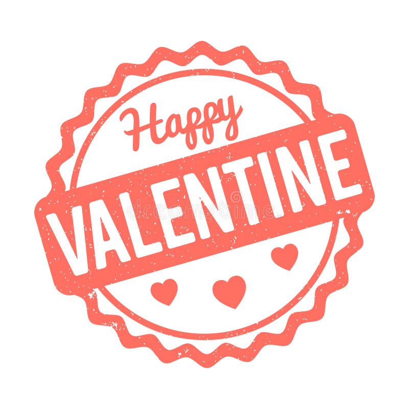 Bianco felice del timbro di gomma di San Valentino su una vita Coral Pantone Colour dei precedenti 2019 di anno illustrazione di stock Bianco felice del timbro di gomma di San Valentino su una vita Coral Pantone Colour dei precedenti 2019 di anno illustrazione di stock