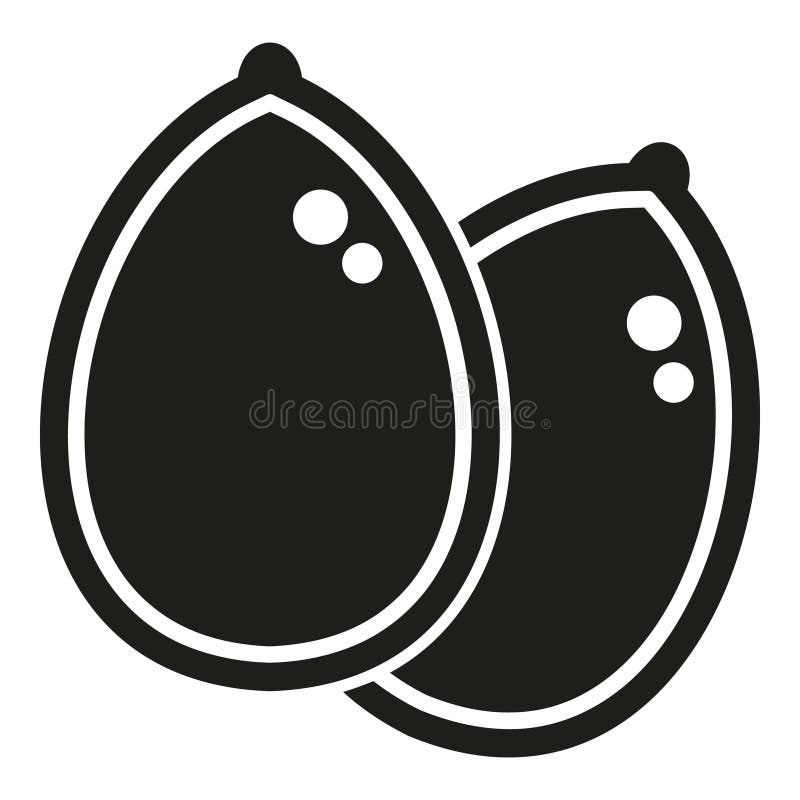 Białko ziarna ikona prosty wektor. żywność ilustracji
