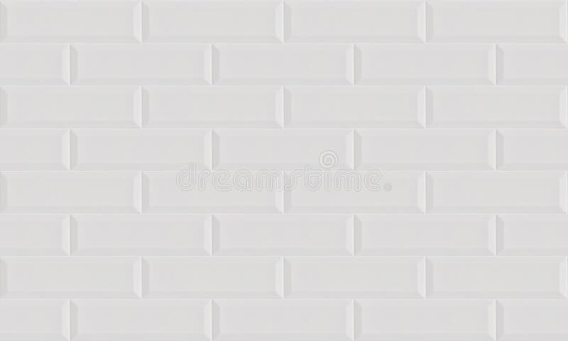 Biały ceramiczny cegły płytki ściany tło