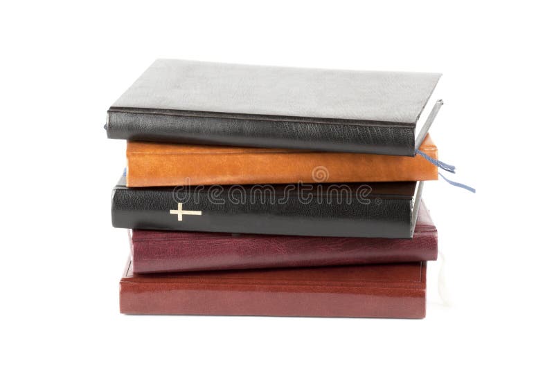 Bibbia santa fra i libri fotografia stock libera da diritti Bibbia santa fra i libri fotografia stock libera da diritti