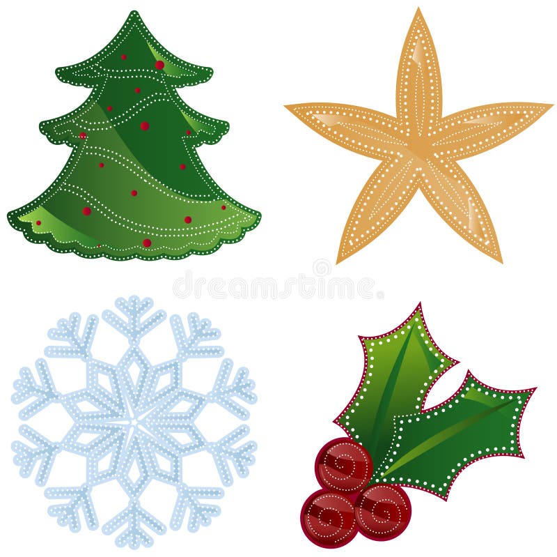 Bibelots de vacances illustration stock Bibelots de vacances illustration stock