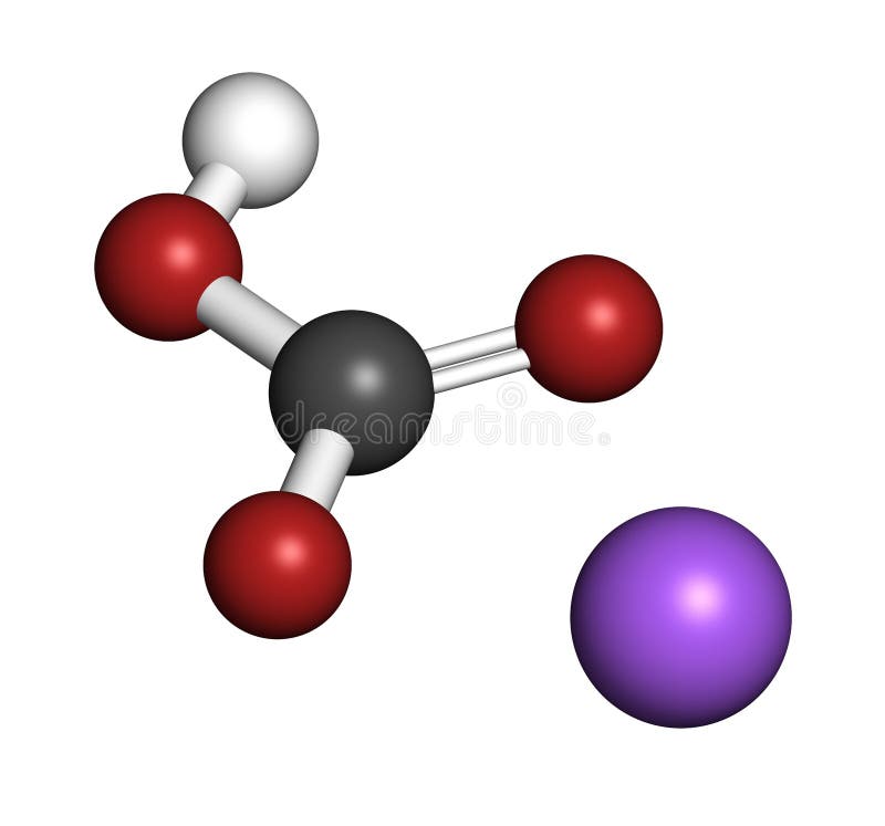 Estructura Química Del Bicarbonato Sódico Para Hornear Soda. Fórmula  Esquelética. Ilustración del Vector - Ilustración de plano, levadura:  187167989