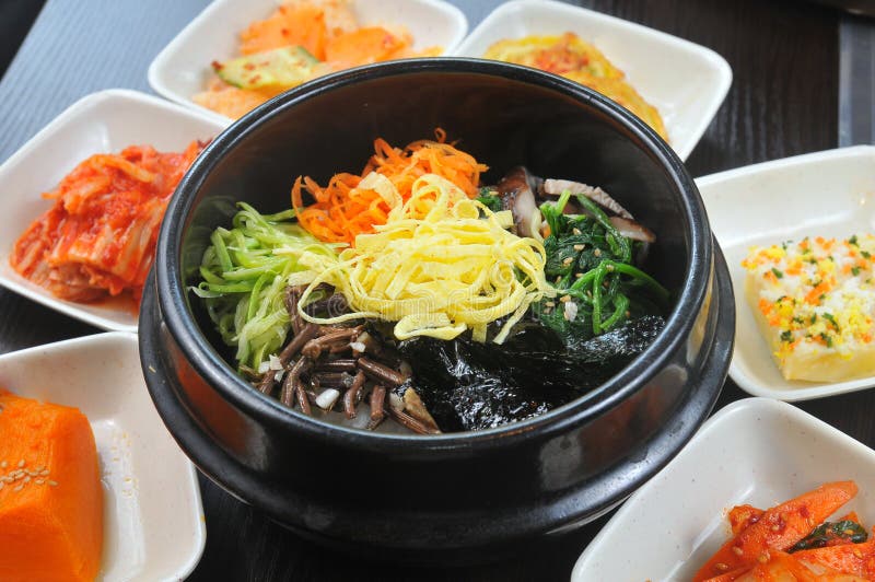 Bibimbap stock afbeelding